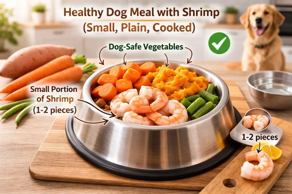 can dogs eat shrimp