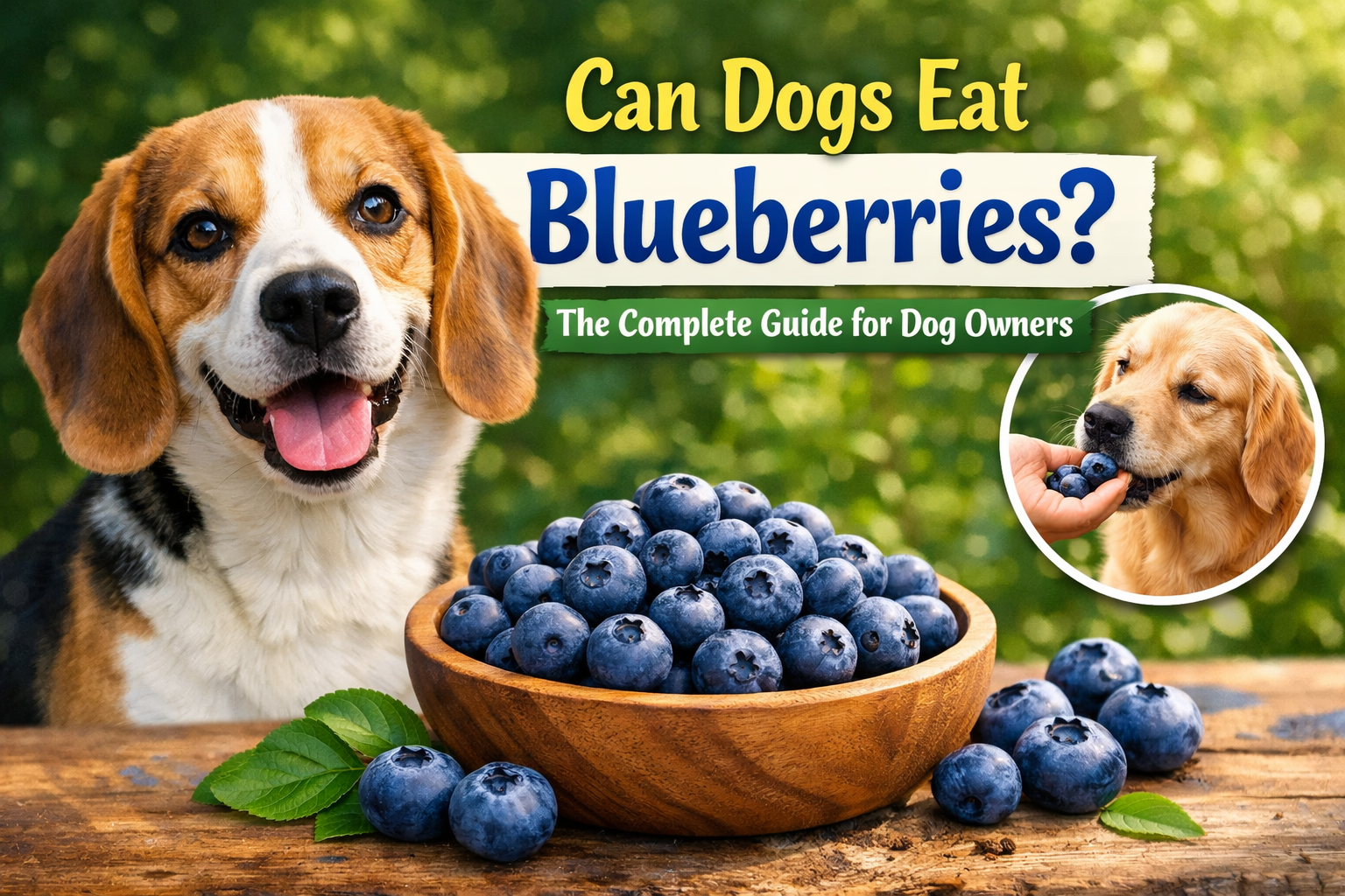 dogs eat blueberries