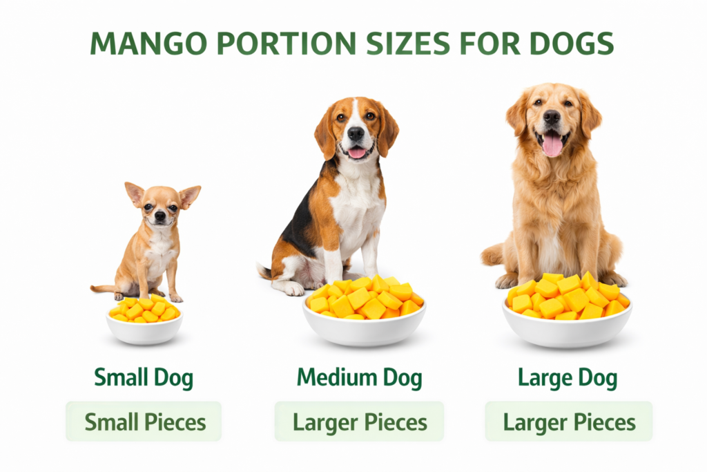 how to prepare mango for dogs remove pit peel and cut into small pieces
