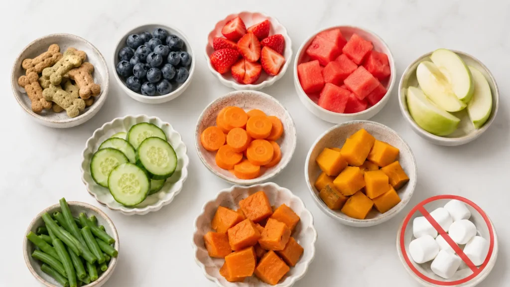 Healthier treat alternatives to marshmallows for dogs