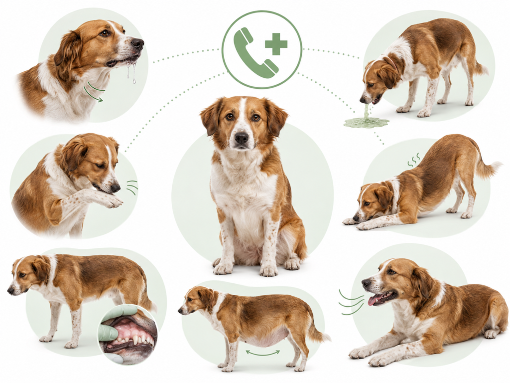 Warning signs after a dog eats unsafe okra or toxic ingredients